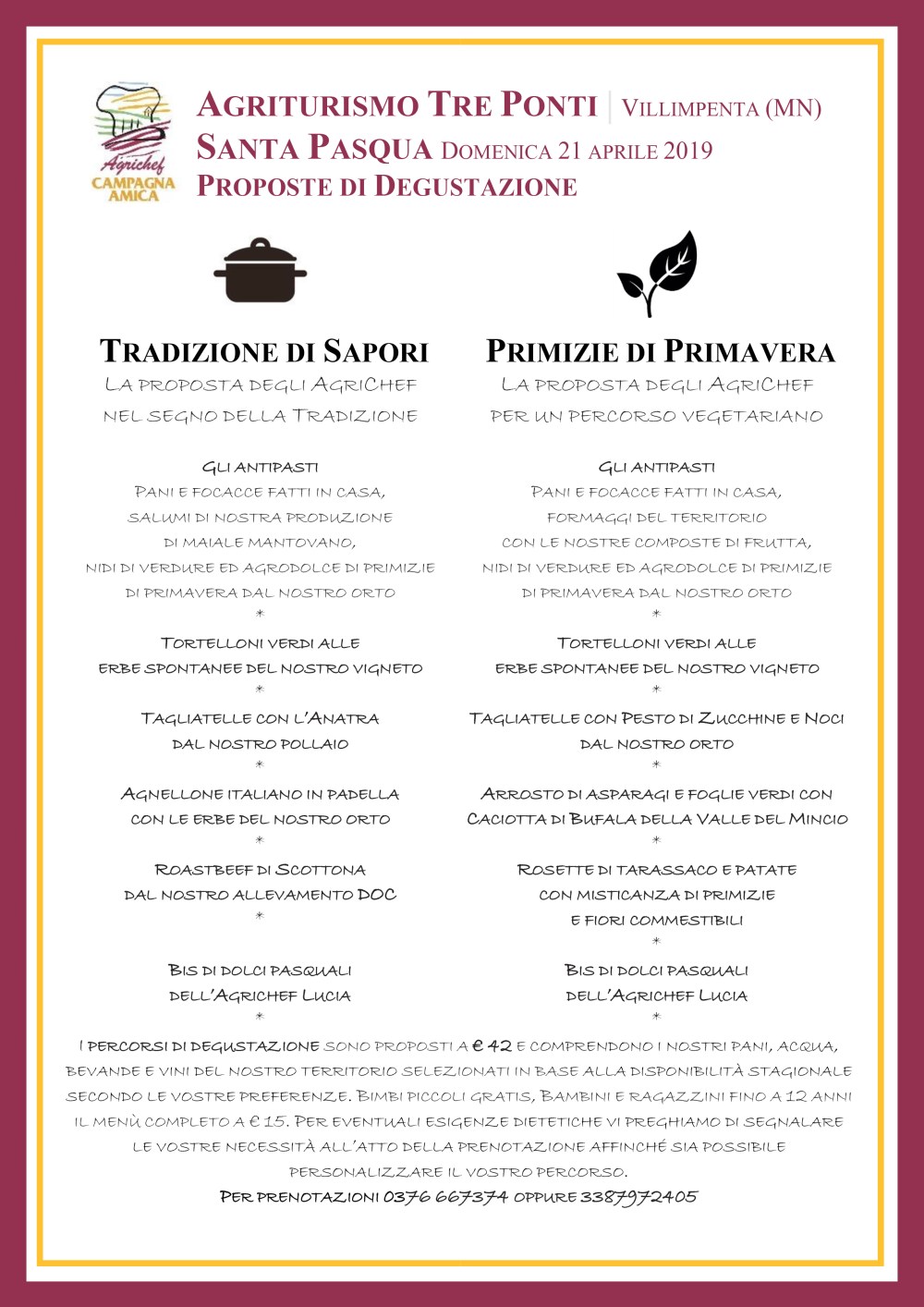 AGRITURISMO CA_Menù_Pagine Singole_Agrichef